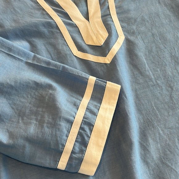 J CREW TUNIC STYLE COTTON TOP SIZE LARGE - Picture 3 of 5